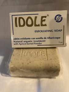 IDOLE Exfoliating Soap with Apricot kernel Powder 7 oz (200g) Natural Organic