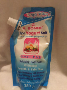 A BONNE' Spa Yogurt Salt. Smooth & Baby Skin. 350g
